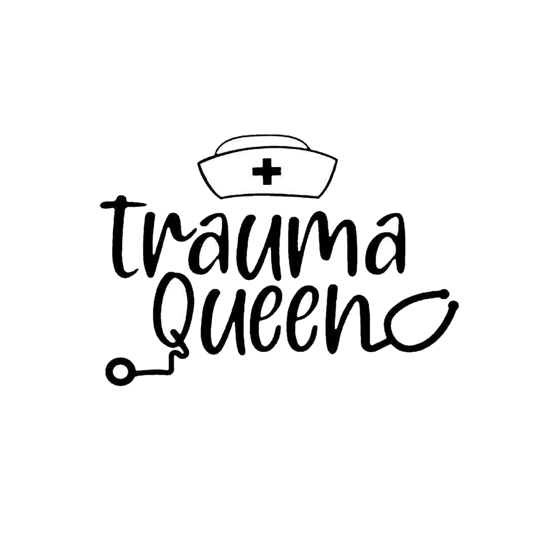 Trauma Queen Sticker